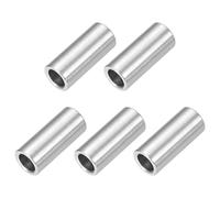 QUARKZMAN 5 Pcs Entretoises en Acier Inoxydable, 8mm ID x 12mm OD x 28mm L Acier Inoxydable 304 Entretoise de Vis à Douille Ronde Non Filetée Rondelle pour 5/16" ou M8 Vis Boulons Écrous