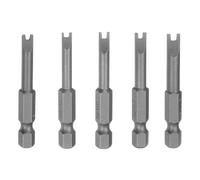 QUARKZMAN 5 pcs Magnétique U4 U5 U6 U7 U8 Astuce U-forme Lot Tête Clé | Tournevis Embouts Outil