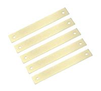 QUARKZMAN 5 Pcs Plaque De Fond Pour Bouton De Meuble 7" Acier Inoxydable | ornementation De Meuble, Joint Carré Pour Portes De Placard, Tiroir Et Armoire, Bronze