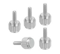 QUARKZMAN 5 Pcs Vis M2 x 6mm Pour Pied à Coulisse Pour Outil De Mesurage | Vis à Papillon à Tête Plate En Acier Inoxydable, Boulons Métriques à Tête Ronde Moletée, Poignées De Serrage