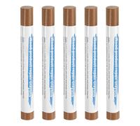 QUARKZMAN 5 Pièces Bâtons De Remplissage, bâtons de remplissage bois, pate a bois rebouchage Pour Bois Crayons De Cire Retouche Réparation De Meubles Pour Rayures Trous Bois, American Oak