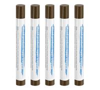 QUARKZMAN 5 Pièces Bâtons De Remplissage, bâtons de remplissage bois, pate a bois rebouchage Pour Bois Crayons De Cire Réparation De Meubles Pour Rayures Trous Bois, Teak