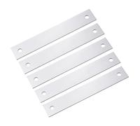 QUARKZMAN 5 Pièces Plaque De Base Pour Bouton De Meuble 6" Acier Inoxydable | ornementation De Meuble, Joint Carré, Pour Portes De Placard, Tiroirs Et Meubles, Argent Brossé