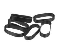 QUARKZMAN 50Pcs Elastique Caoutchouc 20x5mm Anneaux en Caoutchouc, Attaches de Câble, Bandes Élastiques Solides, Antidérapantes pour Enrouler les Cordons, les Sacs, Noir