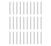 QUARKZMAN 50pcs Goujons M2(2mm) x 30mm 304 Acier Inoxydable Cylindrique Support Étagère Cheville Tige Fixation Éléments Pour Metal Devices Wood Furniture DIY Installation, Silver