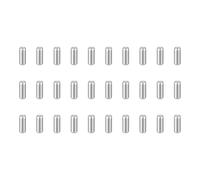 QUARKZMAN 50pcs Goujons M2(2mm) x 5mm 304 Acier Inoxydable Cylindrique Étage Support Cheville Tige Fixation Éléments Pour Metal Devices Wood Furniture DIY Installation, Silver