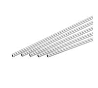 QUARKZMAN 5pcs 304 Inox Acier Tube, OD 8mm x 0,5 mm Mur Épaisseur 30cm Longueur Capillaire Métal Tube pour Industrie Machines