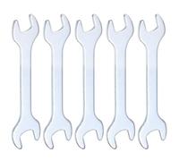 QUARKZMAN 5Pcs ourche Doubles Fines 10mm x 12mm Métrique Clé Plate Petite, Galvanisée, pour Réparation Automobile et Assemblage de Meubles