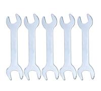QUARKZMAN 5Pcs ourche Doubles Fines 13mm x 17mm Métrique Clé Plate Extra Fine et Petite, Galvanisée, pour Réparation Automobile et Assemblage de Meubles