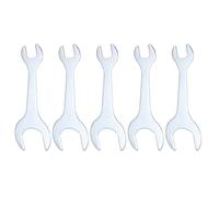 QUARKZMAN 5Pcs ourche Doubles Fines 14mm x 30mm Métrique Clé Plate Extra Fine et Petite, Galvanisée, pour Réparation Automobile et Assemblage de Meubles