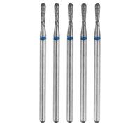 QUARKZMAN 5pcs Meules Diamantées 120-140 Grains Forets De Ponçage Pierre | 1.8mm Tête Ronde, 2.35mm Tige, 5mm Longueur, Outil Rotatif Pour Céramique Verre Ongles Meulage Polissage