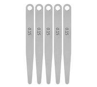 QUARKZMAN 5pcs Palpeur Jauge 0,15 mm Épaisseur Jauge 65 MN Acier Métrique | Écart Outil Mesure, Lame Unique