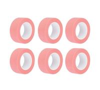 QUARKZMAN 6 Pcs 1 Pouce de Largeur 14 Yards Ruban de Masquage Rose Rouleaux de Ruban de Peintre pour Maison Bureau Entrepreneur Commercial Peinture Propre sans coulures Papier Crêpe Large