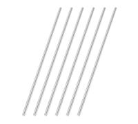 QUARKZMAN 6 Pcs Tige Acier 3.4mm Diamètre HSS Outil pour Barres de Tour 10cm de Long pour Perceuses à Engrenages, Aléseuses, Machines de Tournage, Axes Miniatures, Goupilles Cylindriques