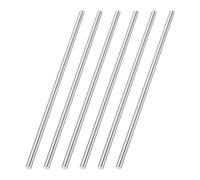 QUARKZMAN 6 Pcs Tige Acier 5mm Diamètre HSS Outil pour Barres de Tour 10cm de Long pour Perceuses à Engrenages, Aléseuses, Machines de Tournage, Axes Miniatures, Goupilles Cylindriques
