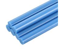 QUARKZMAN 6 Pièces Bâtons de Colle Chaude pour Pistolet, 11mm x 100mm Recharge Universelle pour Pistolet à Colle pour Bricolage, Réparations, Loisirs Créatifs, Décoration, Bleu Ciel