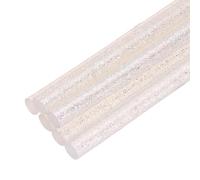 QUARKZMAN 6 Pièces Bâtons de Colle Chaude pour Pistolet, 7mm x 100mm Recharge Universelle avec Flash pour Pistolet à Colle pour Bricolage, Artisanat, Réparations, Loisirs Créatifs, Blanc
