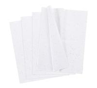 QUARKZMAN 60 Feuilles De Papier De Soie, Papier De Soie Pailleté Pour Sacs Cadeaux 14 x 20 Pouces Papier De Soie Étincelant Pour Emballage Cadeaux, DIY Artisanat, Emballage, Couleur Blanche