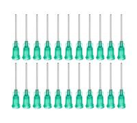 QUARKZMAN 60 Pièces Aiguille de Distribution Industrielle 18G 1" Vertes | à Embout Émoussé avec Verrouillage Luer pour Pistolet à Colle Liquide