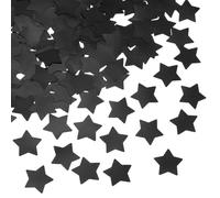 QUARKZMAN 60g Confettis Étoiles Paillettes Étoiles Papier Noir Confettis de Table pour Décorations de Fête d'Anniversaire de Mariage pour l'Intérieur et l'Extérieur