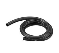 QUARKZMAN 6mm x 10mm 1m Durite Lubrifiant Huile Tuyau Flexible Noir | Huile Résistant pour Industriel et Maison Jardin Irrigation Tube