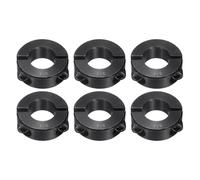 QUARKZMAN 6pcs Bagues d'Accouplement à Vis, Bague de Réglage Fente Double 3/4" ID x 1-1/2" OD x 1/2" Épaisseur, Collier de Serrage Coupleur d'Arbre à Verrouillage avec Vis de Réglage
