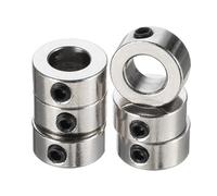 QUARKZMAN 6Pcs Collier de Serrage d'Arbre de 6 mm, Bague de Verrouillage de Vis Trapézoïdale T6, en Acier Inoxydable