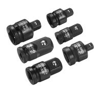 QUARKZMAN 6pcs Jeu De Douilles De Réduction Et D'augmentation D'impact 1/2" à 3/8" 1/4", Entraînement Carré Standard SAE Pour liquet