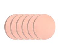 QUARKZMAN 6Pcs Plaque Ronde En Cuivre Epaisseur 0.12"(3mm) | Feuille Metal naturel En Cuivre T2, Disque Ronde En Cuivre, Rondelle En Laiton Pour Estampage Metal, Diametre 1.2"(30mm)