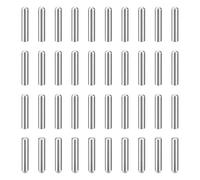 QUARKZMAN 70Pcs Goujons Cylindriques À Tête Ronde 3.5mm x 18mm GB831 Argent | Chevilles De Support Pour Étagère Élément De Meuble Bibliothèque Armoire, 304 Acier Inoxydable