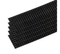 QUARKZMAN 7320 Pcs 5 x 5mm Tuiles de Boule Disco, Noir Carreaux de Mosaïque de Miroir en Verre auto-Adhésifs pour la Décoration Artisanale de Bricolage, autocollants de Mini Carreaux
