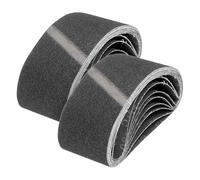 QUARKZMAN 76mm x 457mm Bandes Abrasives, 18 Pcs 80/120/240 Grain Carbure De Silice Ceinture De Ponçage Pour Travail Du Bois, Polissage Métallique, Affûtage De Couteaux