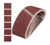 QUARKZMAN 76mm x 457mm Bandes de Ponçage, 18 Pcs 60/80/120/150/240/400 Grains Ceinture Abrasive en Oxyde D'Aluminium pour Travail du Bois, Polissage de Métal, Affûteuse de Couteaux