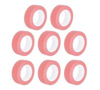 QUARKZMAN 8 Pcs 0.8 Pouce Large 14 Yards Ruban de Masquage Rose pour Maison Bureau Entrepreneur Commercial Peinture Propre sans coulures Papier Crêpe Large