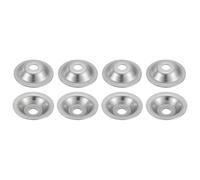 QUARKZMAN 8 Pcs M10 Rondelles Inox 2x50mm Acier Inoxydable 304 Rondelle d'Arbre pour Meuleuse d'Établi, Polisseuse à Brosse Métallique, Argenté