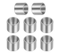 QUARKZMAN 8 Pièces Palier lisse 5x7x5,5mm Acier 52100 | Bague autolubrifiante, Entretoise réductrice, Diam. int. x ext. x long.