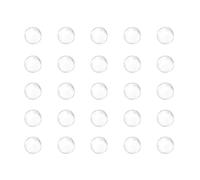 QUARKZMAN 800pcs Verre Boule Ébullition Pierres 6mm Soda Citron Vert Clair | Verre Perles pour Bouteille Agitation Mélange