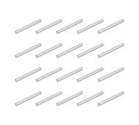 QUARKZMAN 80pcs M2x20mm Goupille Cylindrique Étagère, Goujons Cylindriques Acier Inoxydable 304, Support Cheville d'Étagère Fixation pour Fabrication Industrie Mécanique Installation Meuble