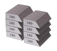 QUARKZMAN 8pcs Blocs Éponges À Poncer 600-800 Grain Éponge À Poncer Avec Bord Angulaire 4"x2.8"x1", Lavable Et Réutilisable Bloc Mousse À Poncer Pour Polir Cuisine Métal Bois