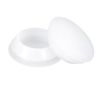 QUARKZMAN 8Pcs Bouchons en Silicone Bouchons de Trou Coniques Translucide. | à Verrouillage Par Pression pour Trou de 28-30mm, Étanches, pour Tube Métallique, Embouts de Meubles