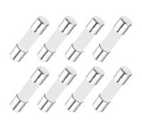QUARKZMAN 8Pcs Fusible À Retardement En Céramique Tubes De Fusible 5mm x 20mm 250V 20A Fusible Lent Pour Réparation, Équipement D'Éclairage, Instrumentation, Appareils Ménagers