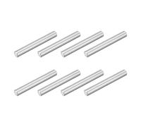 QUARKZMAN 8pcs M6x45mm Goupille Cylindrique Étagère, Goujons Cylindriques Acier Inoxydable 304, Support Cheville d'Étagère Fixation pour Fabrication Industrie Mécanique Installation Meuble