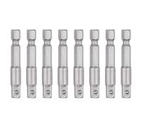 QUARKZMAN 8pièces Adaptateur de douille à impact Entraînement 1/4" | Embout de vissage, rallonge, queue hexagonale 1/4", longueur 2", pour perceuse et rgent