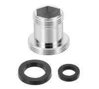 QUARKZMAN Adaptateur De Mousseur De Robinet, Adaptateur De Robinet En Laiton M16 Mâle À M22 Mâle Avec Joint Pour Connexion De Kit De Filtre À Eau D'évier De Cuisine