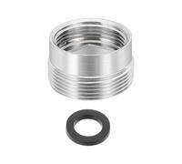 QUARKZMAN Adaptateur De Mousseur De Robinet, Femelle M18 À Mâle M22 Avec Joint, Longueur 13mm Réducteur De Robinet Aérateur, adaptateur robinet cuisine pour tuyau d'arrosage, robinet d'évier