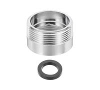 QUARKZMAN Adaptateur De Mousseur De Robinet, Femelle M20 À Mâle M22 Avec Joint, Longueur 13mm Réducteur De Robinet Aérateur, adaptateur robinet cuisine pour tuyau d'arrosage, robinet d'évier