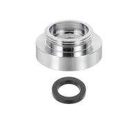 QUARKZMAN Adaptateur De Mousseur De Robinet, Femelle M28 Vers Mâle M22 Avec Joint, Longueur 13mm, Réducteur De Robinet Aérateur, adaptateur robinet cuisine pour tuyau d'arrosage, Aérateu