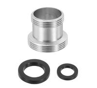 QUARKZMAN Adaptateur De Mousseur De Robinet, M18 Mâle À M22 Mâle Avec Joint, Longueur 18mm, Réducteur De Robinet Aérateur, adaptateur robinet cuisine pour tuyau d'arrosage, robinet d'évier