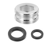 QUARKZMAN Adaptateur De Mousseur De Robinet, M22 Mâle À M22 Mâle Avec Joint, Longueur 10mm, Réducteur De Robinet Aérateur, adaptateur robinet cuisine pour tuyau d'arrosage, robinet d'évier