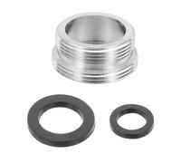 QUARKZMAN Adaptateur De Mousseur De Robinet, M24 Mâle À M22 Mâle Avec Joint, Longueur 10mm, Réducteur De Robinet Aérateur, adaptateur robinet cuisine pour tuyau d'arrosage, robinet d'évier